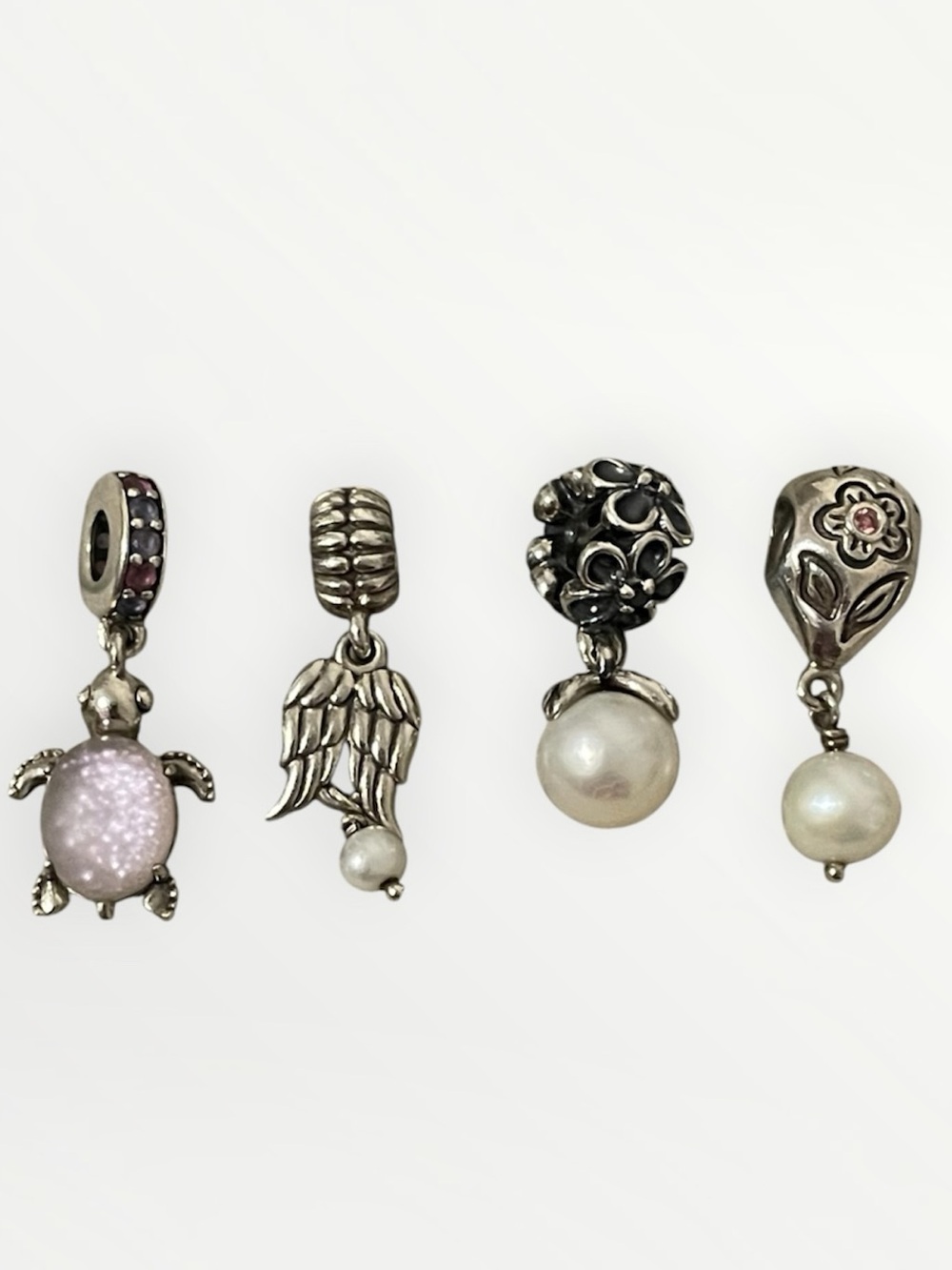 Pandora lot of 4 dangle charms